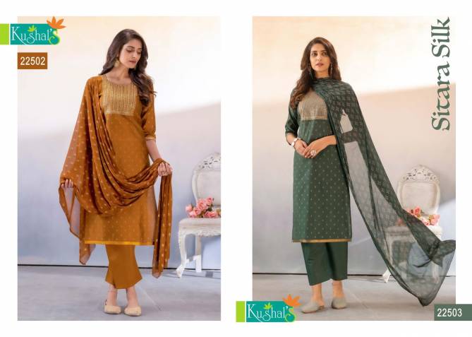 Kushals Sitara Readymade Designer Salwar Suits Catalog
